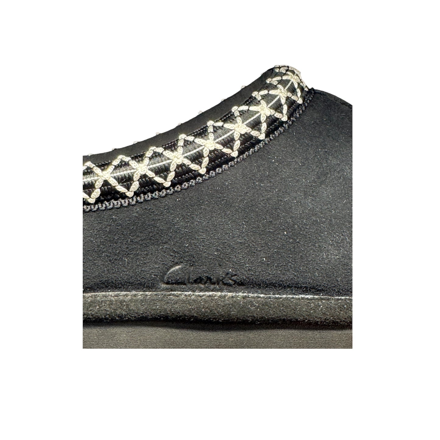 CLARKS CLOG BLACK