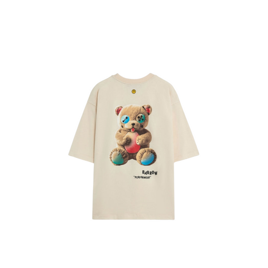 BARROW T-SHIRT WHITE BEIGE