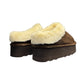 CLARKS PLATFORM BROWN
