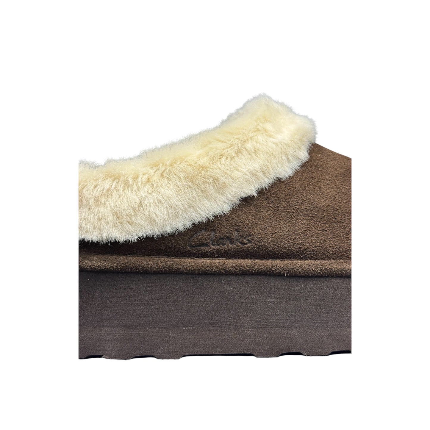 CLARKS PLATFORM BROWN