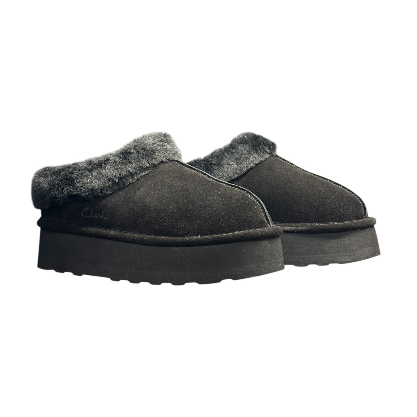 CLARKS PLATFORM BLACK