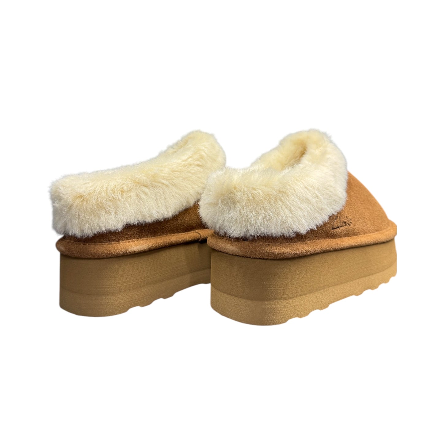 CLARKS PLATFORM CHESTNUT